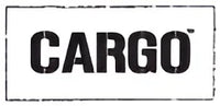 Cargo" stamped in bold black letters on a white background. Cargo" stamped in bold black letters on a white background.