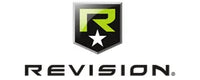 Logo with a black shield featuring a green "R" above a star. The word "REVISION" is below in black text. Logo with a black shield featuring a green "R" above a star. The word "REVISION" is below in black text.