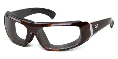 7eye BALI Eyeglasses / Size 63 / Dark Tortoise / Clear