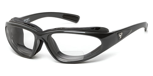 7eye BORA Eyeglasses / Size 63 / Charcoal / Clear