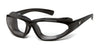 7eye Bora Bifocal Sunglasses | Size 63 / Glossy Black / Clear / +1.50