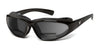 7eye Bora Bifocal Sunglasses | Size 63 / Glossy Black / Gray / +1.50