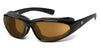 7eye BORA Sunglasses | Size 63 / Glossy Black / Copper
