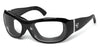 7eye BRIZA Eyeglasses | Size 62 / Glossy Black / Clear