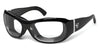 7eye BRIZA Eyeglasses | Size 62 / Glossy Black / Clear +1.50