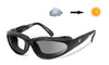 7eye Cape Sunglasses | Size 63 / Matte Black / Eclypse Photochromic - Clr to Gray