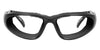 7eye CAPE Eyeglasses | Size 63 / Charcoal / Clear