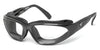 7eye CAPE Eyeglasses | Size 63 / Charcoal / Clear +1.50