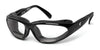 7eye Cape Bifocal Sunglasses | Size 63 / Glossy Black / Clear / +1.50