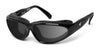 7eye Cape Sunglasses | Size 63 / Glossy Black / Gray (12%)