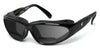 7eye CAPE Sunglasses | Size 63 / Glossy Black / Gray (12%) +1.50
