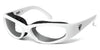 7eye CHUBASCO Eyeglasses | Size 61 / Glacier White / BlueByrd Blue Light Blocker