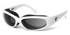 7eye CHUBASCO Sunglasses | Size 61 / Glacier White / Polarized Gray (11%)