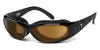 7eye CHUBASCO Sunglasses | Size 61 / Glossy Black / Polarized Copper