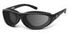 7eye CYCLONE Sunglasses | Size 65 / Matte Black / Polarized Gray (11%)