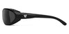 7eye CYCLONE Sunglasses | Size 65 / Glossy Black / Polarized Gray (11%)
