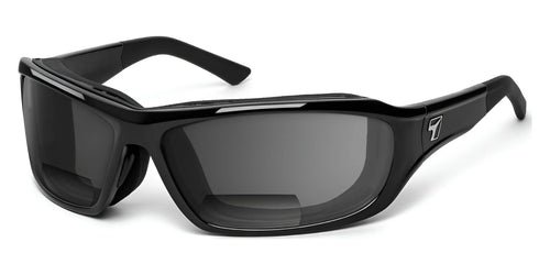 7eye DERBY Sunglasses / Size 71 / Glossy Black / Copper