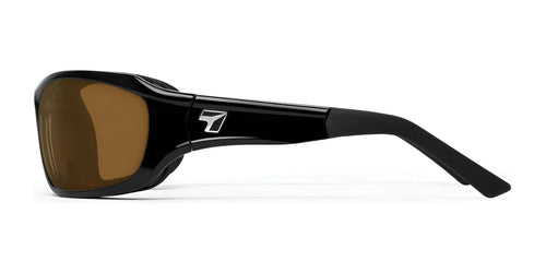 7eye Derby Sunglasses / Size 71 / Glossy Black / Copper