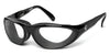 7eye DIABLO Eyeglasses | Size 65 / Glossy Black / Clear