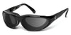 7eye DIABLO Sunglasses | Size 65 / Glossy Black / Gray (12%)