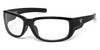 7eye DILLON Eyeglasses | Size 61 / Glossy Black / Clear