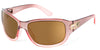 7eye EMMA Sunglasses / Translucent Pink / Copper