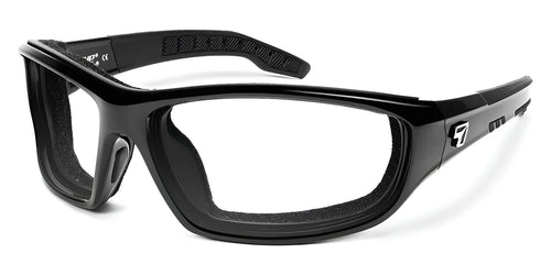 7eye HOWLING Eyeglasses / Glossy Black / Clear