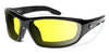 7eye HOWLING Sunglasses / Glossy Black / BlueByrd Blue Light - Level 3