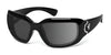 7eye Leveche Sunglasses | Size 58 / Glossy Black / Contrast Photochromic - Pale Yellow to Gray