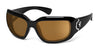 7eye Leveche Sunglasses | Size 58 / Glossy Black / Contrast Photochromic - Pale Yellow to Gray