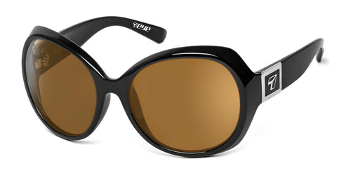 7eye Lily Sunglasses / Size 60 / Glossy Black / DARKshift Photochromic - Clr to DARK Gray
