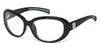 7eye LINDSAY Eyeglasses | Size 58 / Glossy Black / Clear