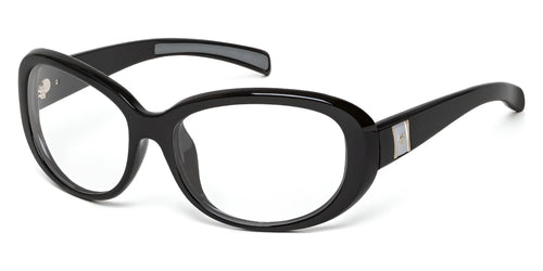 7eye LINDSAY Eyeglasses / Size 58 / Glossy Black / Clear