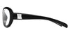 7eye LINDSAY Eyeglasses | Size 58 / Glossy Black / Clear
