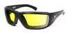 7eye Maestro Plus Sunglasses / Matte Black / Yellow