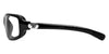 7eye MARIN Eyeglasses | Size 60 / Black Carbon / Clear