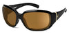 7eye MISTRAL Sunglasses | Size 64 / Glossy Black / Copper