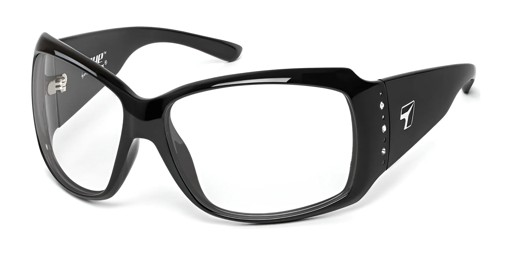 7eye Natasha Sunglasses Glossy Black / Clear 7eye Natasha Sunglasses Glossy Black / Clear