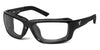 7eye NOTUS Eyeglasses | Size 68 / Glossy Black / Clear