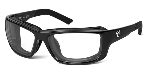 7eye NOTUS Eyeglasses / Size 68 / Glossy Black / Clear