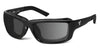 7eye NOTUS Sunglasses | Size 68 / Glossy Black / Gray (12%)