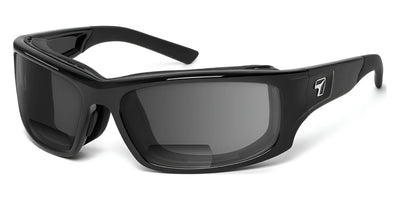 7eye PANHEAD Sunglasses Glossy Black / Gray (12%) +2.50