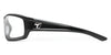 7eye RAKE Eyeglasses | Size 65 / Charcoal / Clear