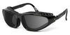 7eye RAPTOR Sunglasses | Size 65 / Glossy Black / Contrast Photochromic