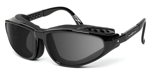 7eye RAPTOR Sunglasses / Size 65 / Glossy Black / Polarized Gray (11%)