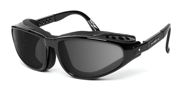 7eye Raptor Sunglasses | Size 65 / Glossy Black / Polarized Gray (11%)