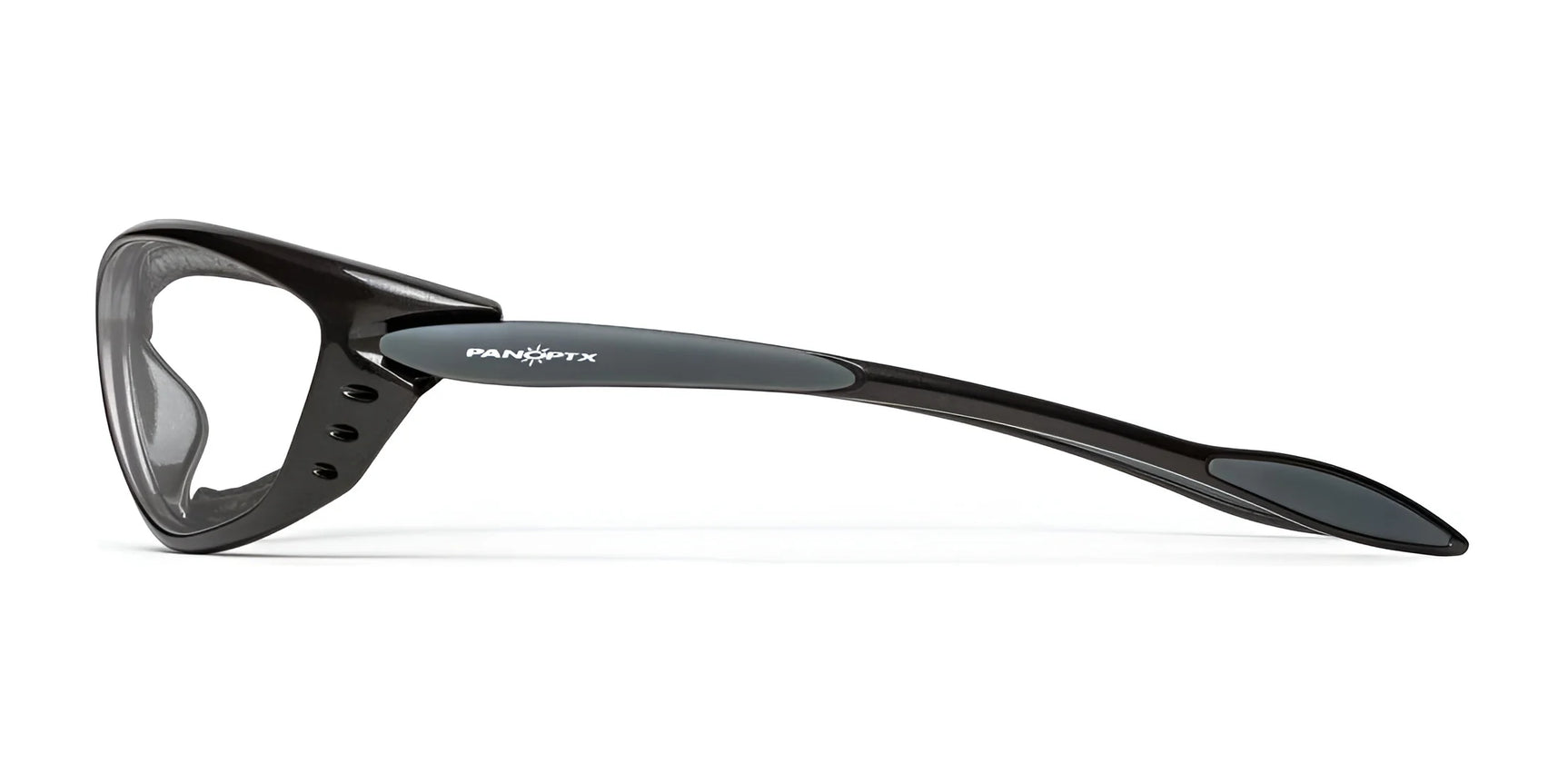 The 7eye Rush Sunglasses by 7eye boast black wraparound safety glasses with a sleek, curved design. Featuring shatter-resistant lenses and side ventilation holes, these offer superior UV protection for any high-speed adventure. The 7eye Rush Sunglasses by 7eye boast black wraparound safety glasses with a sleek, curved design. Featuring shatter-resistant lenses and side ventilation holes, these offer superior UV protection for any high-speed adventure.
