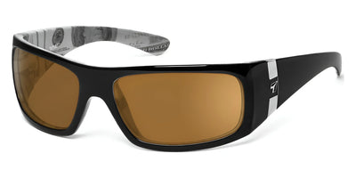 7eye SHAKA Sunglasses Glossy Black C-Note / Polarized Copper