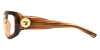 7eye SHASTA Eyeglasses | Size 58 / Black Stripe Tortoise / Clear