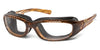 7eye SIERRA Eyeglasses | Size 59 / Brown Stripe / Clear